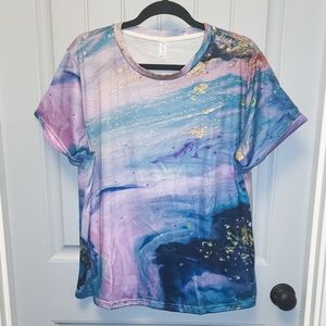 Marble pattern T-Shirt